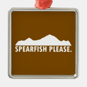 Spearfish South Dakota Bitte Ornament Aus Metall