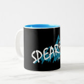 Spearfish South Dakota Mountain Zweifarbige Tasse (Vorderseite Links)