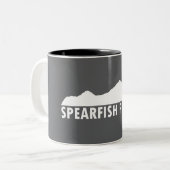 Spearfish South Dakota Please Zweifarbige Tasse (Vorderseite Links)