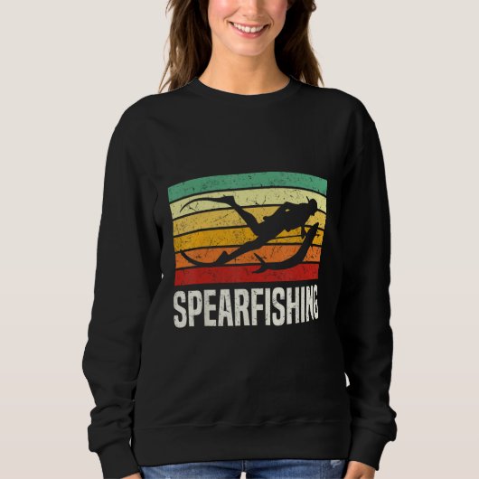 Spearfishing Spearfisher Sweatshirt (Vorderseite)