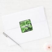 Spearmint Candle Square Sticker (Umschlag)