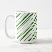 Spearmint Candy Cane Christmas Stripes