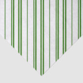 Spearmint Candy Cane Christmas Stripes Seidenpapier (Detail)