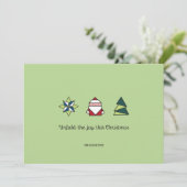 Spearmint Origami Weihnachten (Stehend Vorderseite)