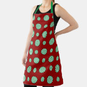 Spearmint Polka Dots All-over Print Schürze (InSitu)