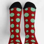 Spearmint Polka Dots Socken (Oben)