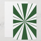 Spearmint Stripe Candy Briefpapier (Vorne/Hinten)