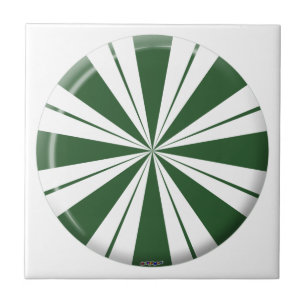 Spearmint Stripe Candy Fliese