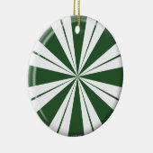 Spearmint Stripe Candy Keramik Ornament (Rechts)