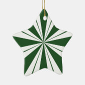 Spearmint Stripe Candy Keramik Ornament (Rechts)