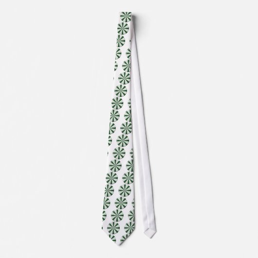 Spearmint Stripe Candy Krawatte (Vorderseite)