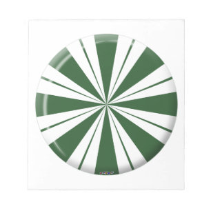 Spearmint Stripe Candy Notizblock