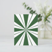 Spearmint Stripe Candy Postkarte (Stehend Vorderseite)