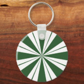 Spearmint Stripe Candy Schlüsselanhänger (Vorderseite)