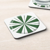 Spearmint Stripe Candy Untersetzer (Linke Seite)