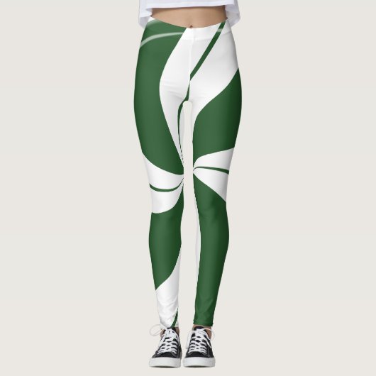 Spearmint Swirl Leggings (Vorderseite)