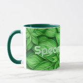 Spearmint Tea Generative Kunst, Dichtung und Musik Tasse (Links)