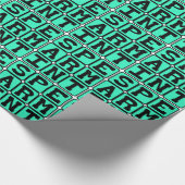 Spearmint, Zahnfleischaroma Geschenkpapier (Ecke)
