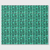 Spearmint, Zahnfleischaroma Geschenkpapier (Flach)