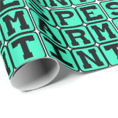 Spearmint, Zahnfleischaroma Geschenkpapier (Rolleneckpunkt)