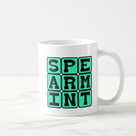 Spearmint, Zahnfleischaroma Kaffeetasse (Rechts)