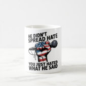 SpeBold - Patriotisches Mikrofon Kaffeekoffe Tasse (Mittel)