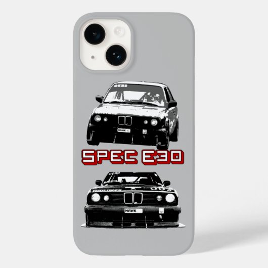 Spec E30 Racing Case-Mate iPhone Hülle (Rückseite)