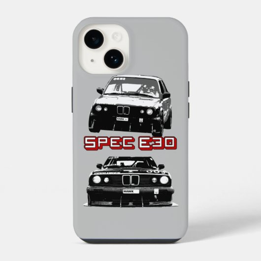 Spec E30 Rennsport iPhone Hülle (Rückseite)