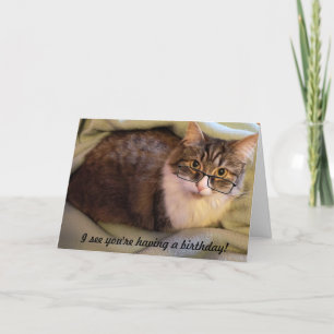 "Spec-tacular" Geburtstagskarte Karte