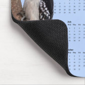 Specht auf einem Baum – Kalender 2026 Mousepad (Ecke)