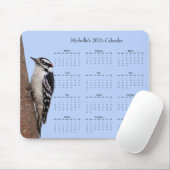 Specht auf einem Baum – Kalender 2026 Mousepad (Mit Mouse)