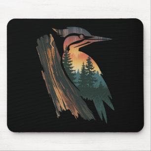 Specht Jagd Wandern Outdoor Camping Wald M Mousepad