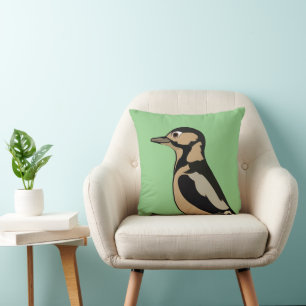 Specht Vogel Natur Wildnis Kissen