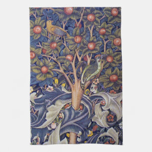 Specht, William Morris Geschirrtuch