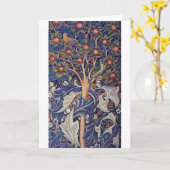Specht, William Morris Karte (Gelbe Blume)