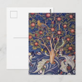 Specht, William Morris Postkarte (Vorne/Hinten)