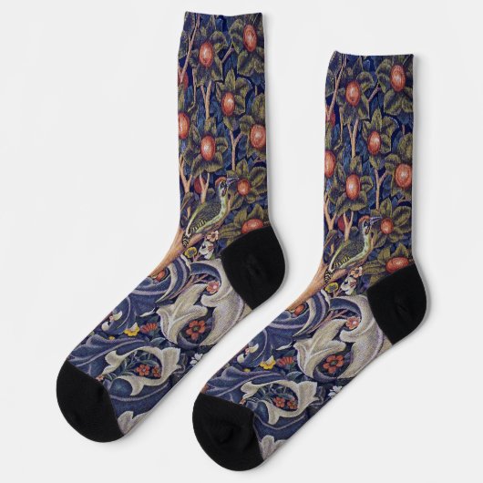 Specht, William Morris Socken (Linkes Detail)
