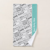 Special 100th Birthday Party Personalized Ohrts Badhandtuch Set (Handtuch)