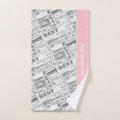 Special 100th Birthday Party Personalized Ohrts Badhandtuch Set (Handtuch)