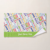 Special 100th Birthday Party Personalized Ohrts Badhandtuch Set (Handtuch)