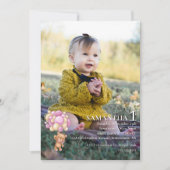 Special 1st Birthday Celebration Einladung (Vorderseite)