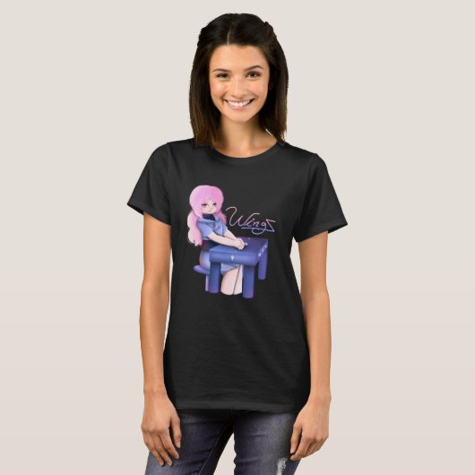 Special 3D Designed Wingz T-Shirt Featuring Gabby (Vorne ganz)
