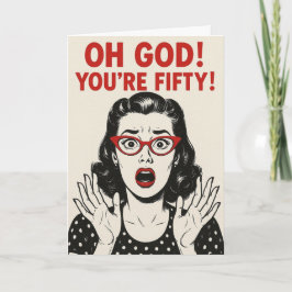 Special 50th Birthday card Karte