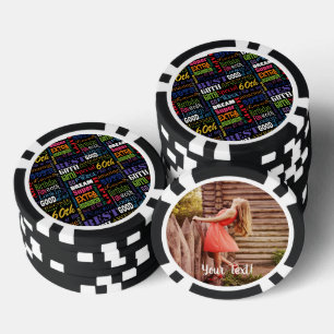 Special 60. Geburtstagspartei Personalisiert Monog Pokerchips