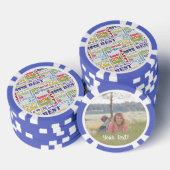 Special 65. Geburtstagspartei Personalisiert Monog Pokerchips (Stapel)