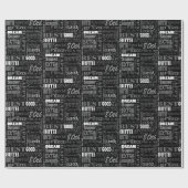 Special 80. Geburtstagspartei Personalisiert Monog Geschenkpapier (Flach)