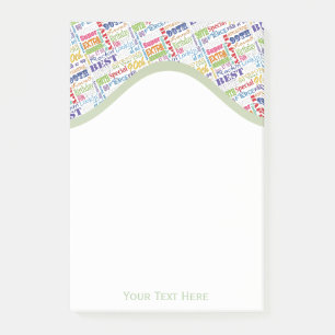 Special-90. Geburtstags-Party-personalisierte Post-it Klebezettel