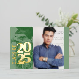 Special Abschluss Foil Einladung Adler Foto hinzuf