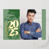 Special Abschluss Foil Einladung Adler Foto hinzuf (Vorderseite)