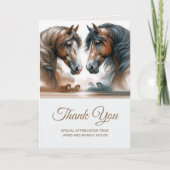 Special Add Foto Wedding Dankeschön Karte (Vorderseite)